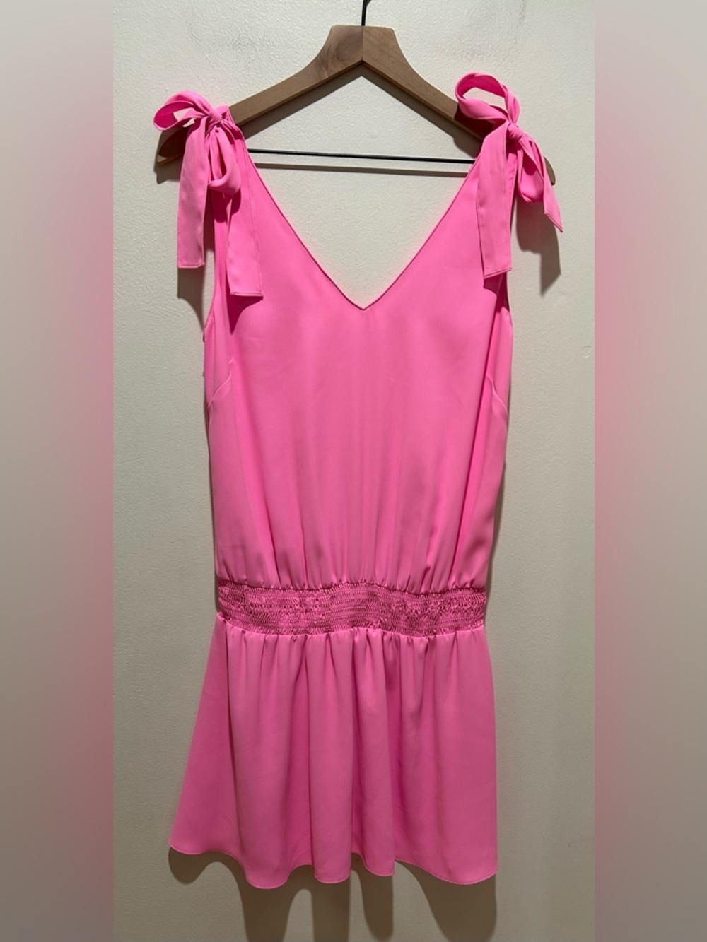 Amanda Uprichard from Revolve Josephine Mini Dress in Neon Hot Pink - Size Small